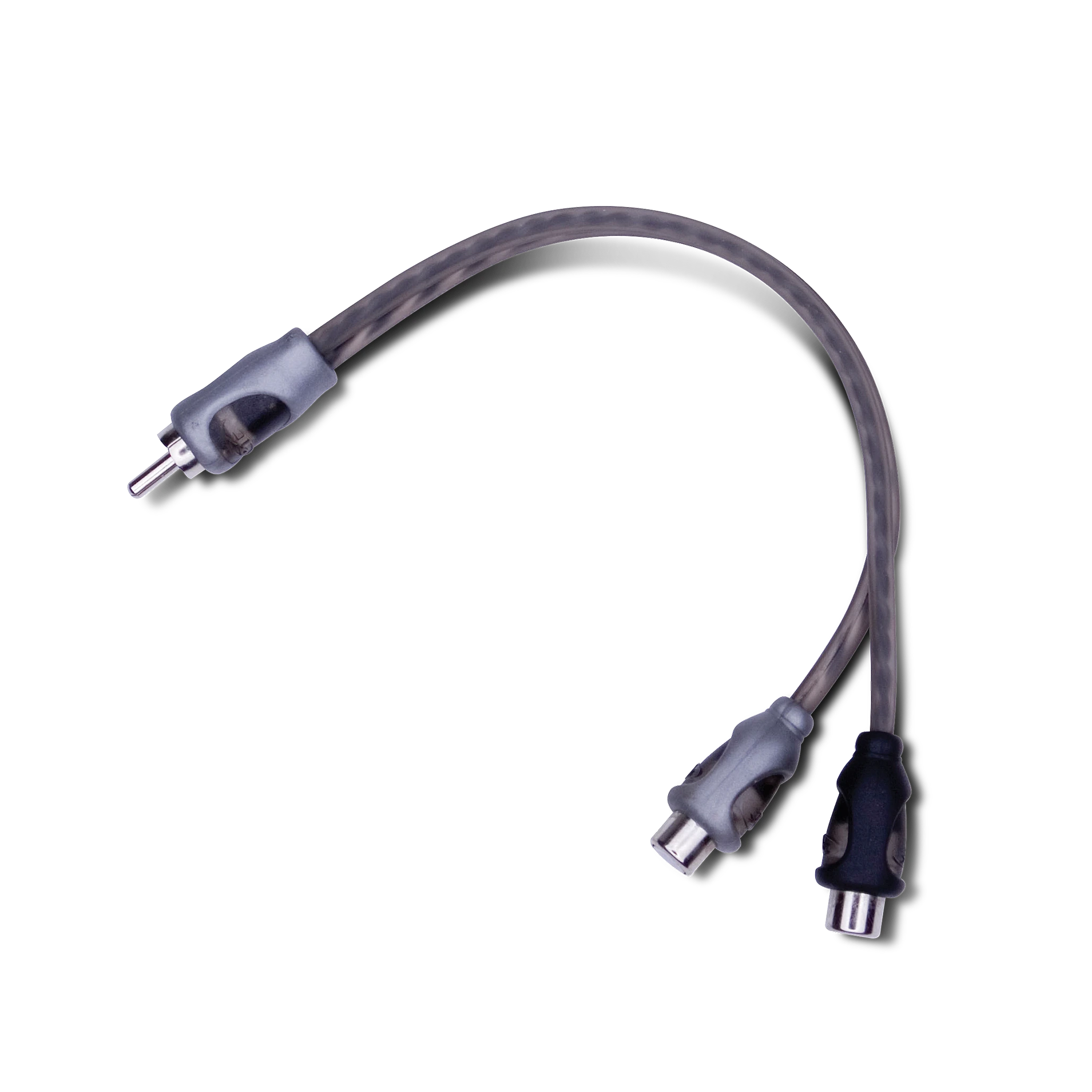 Adaptador RCA en Y de par trenzado, 1 macho a 2 hembras