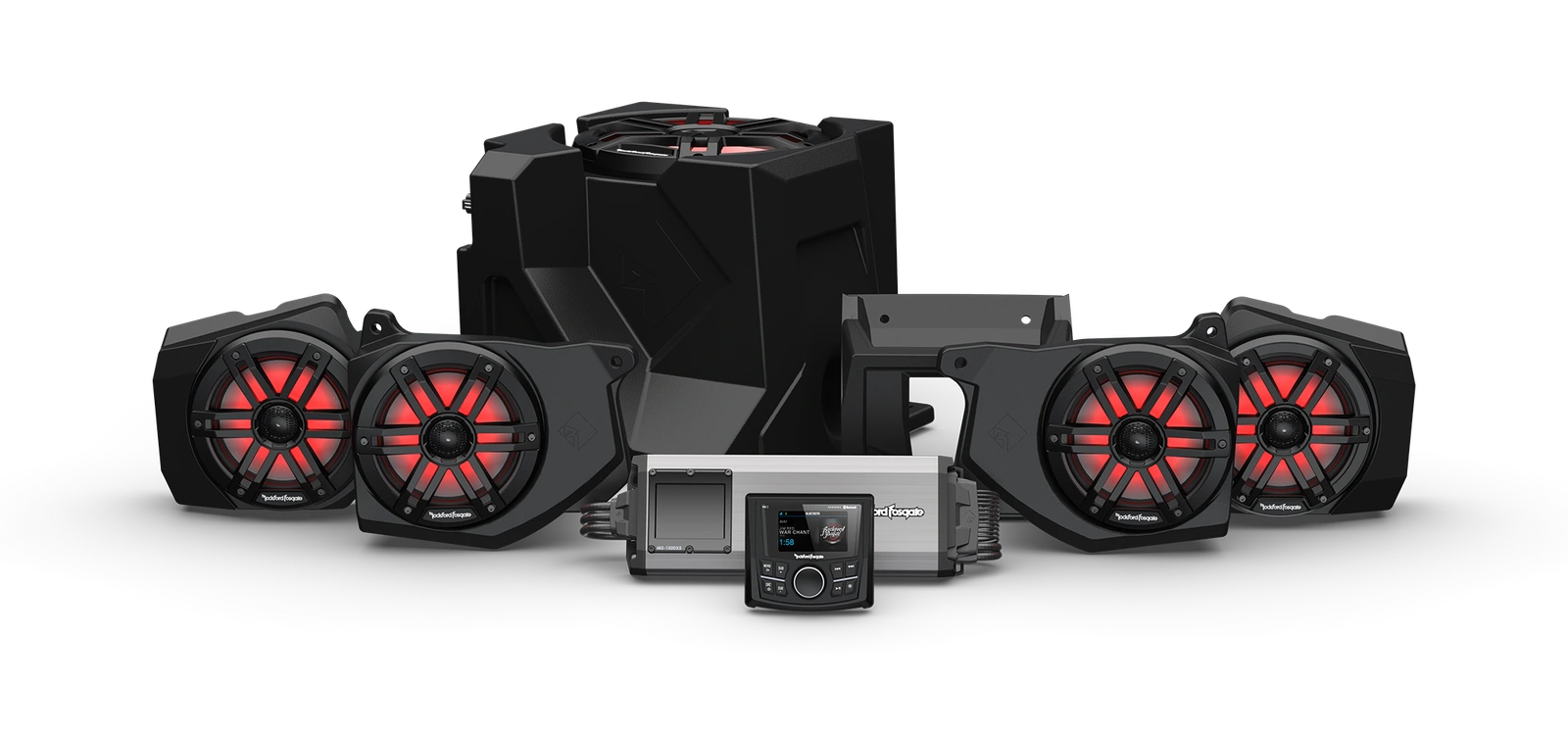 Polaris Ranger: sistema de audio Stage 4 (Gen-2)